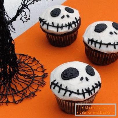 Gâteaux d'Halloween effrayants