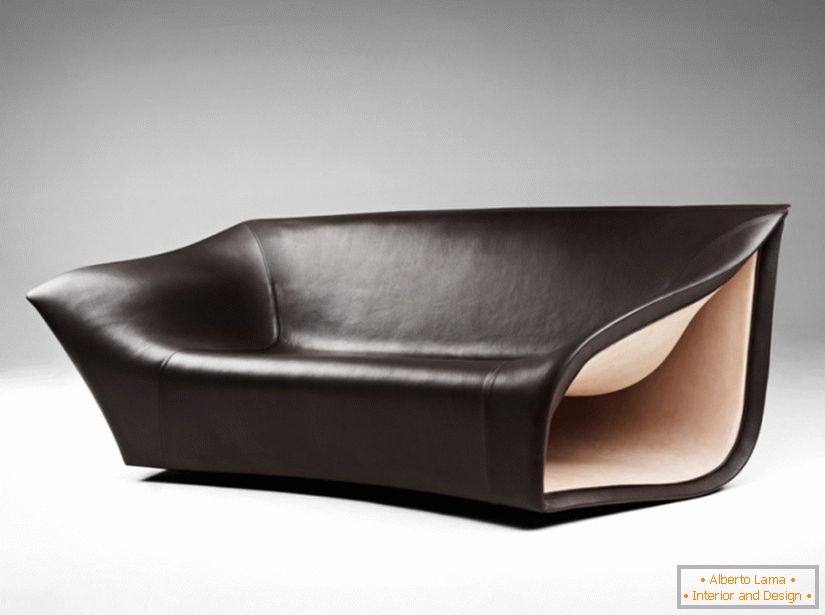 Canapé en cuir design