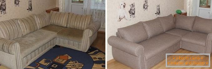 meubles rembourrés de peretyazhka: photo 3