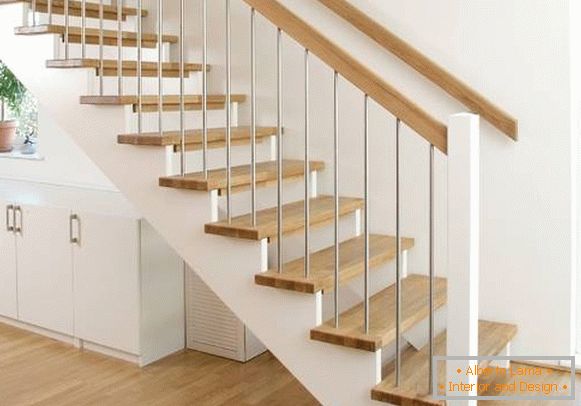 Escaliers dans une maison privée - une sélection des meilleures photos pour un design moderne