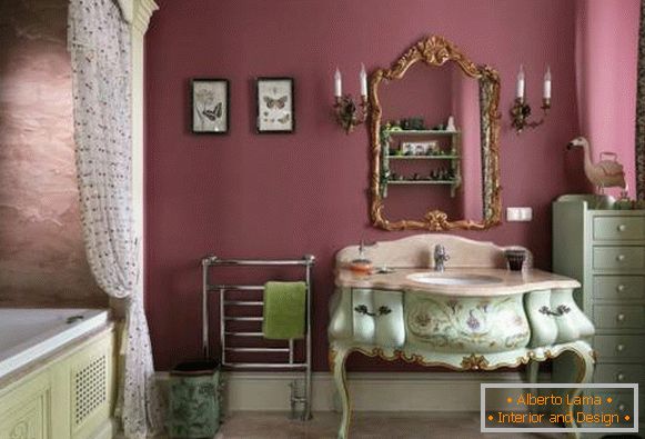 Belle salle de bain - design photo dans le style de la Provence