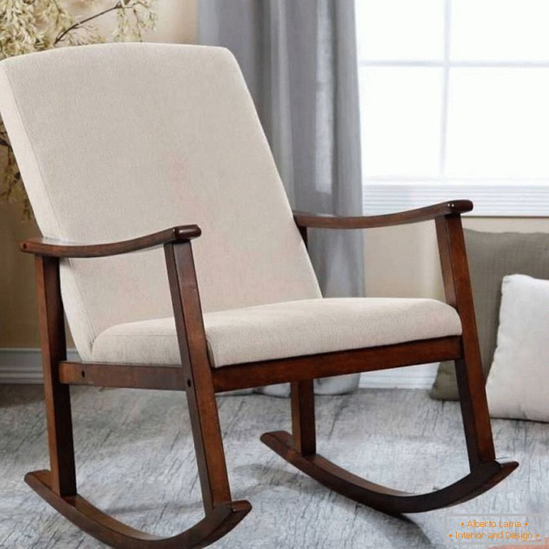 Fauteuil à bascule à l'intérieur - 115 photos de nouveautés