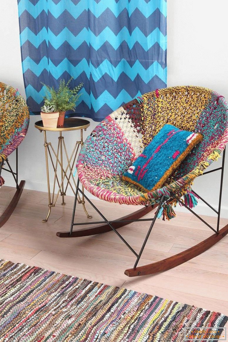 Fauteuil à bascule à l'intérieur - 115 photos de nouveautés