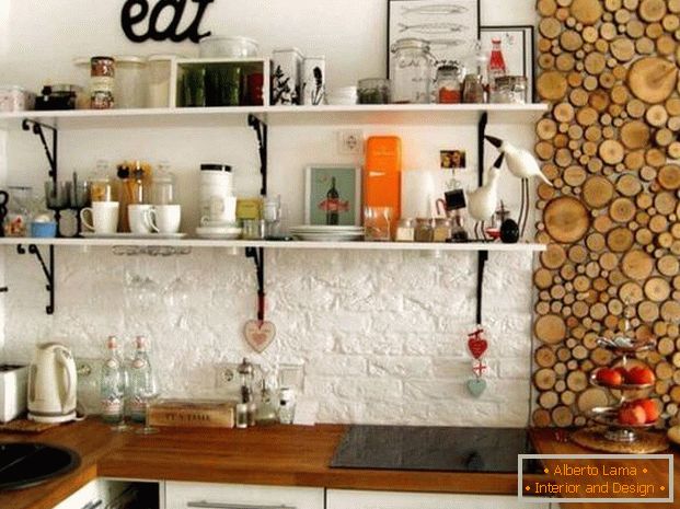 cuisine salon dans un style moderne дизайн фото