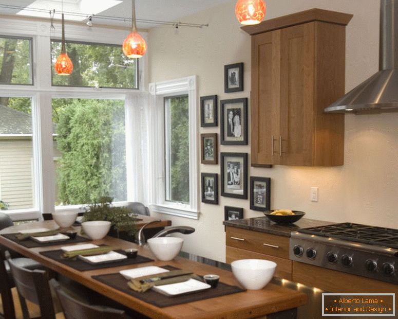 décoration-cuisine-design-avec-grandes-fenêtres-et-salle à manger-meubles-fenêtres-cuisine-grande-image-fenêtres-dessins