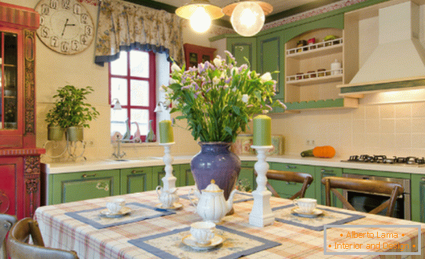 petite cuisine dans le style d'une photo de Provence интерьер 