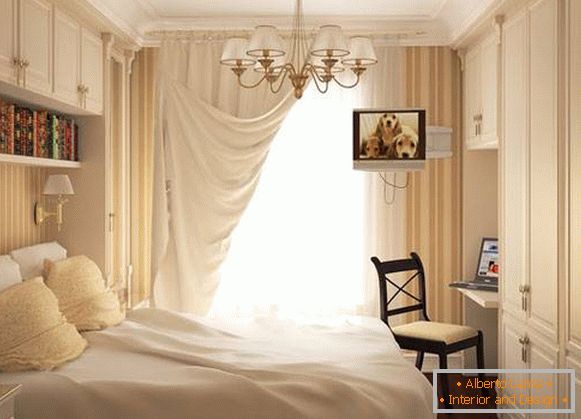 Chambre confortable dans un style traditionnel