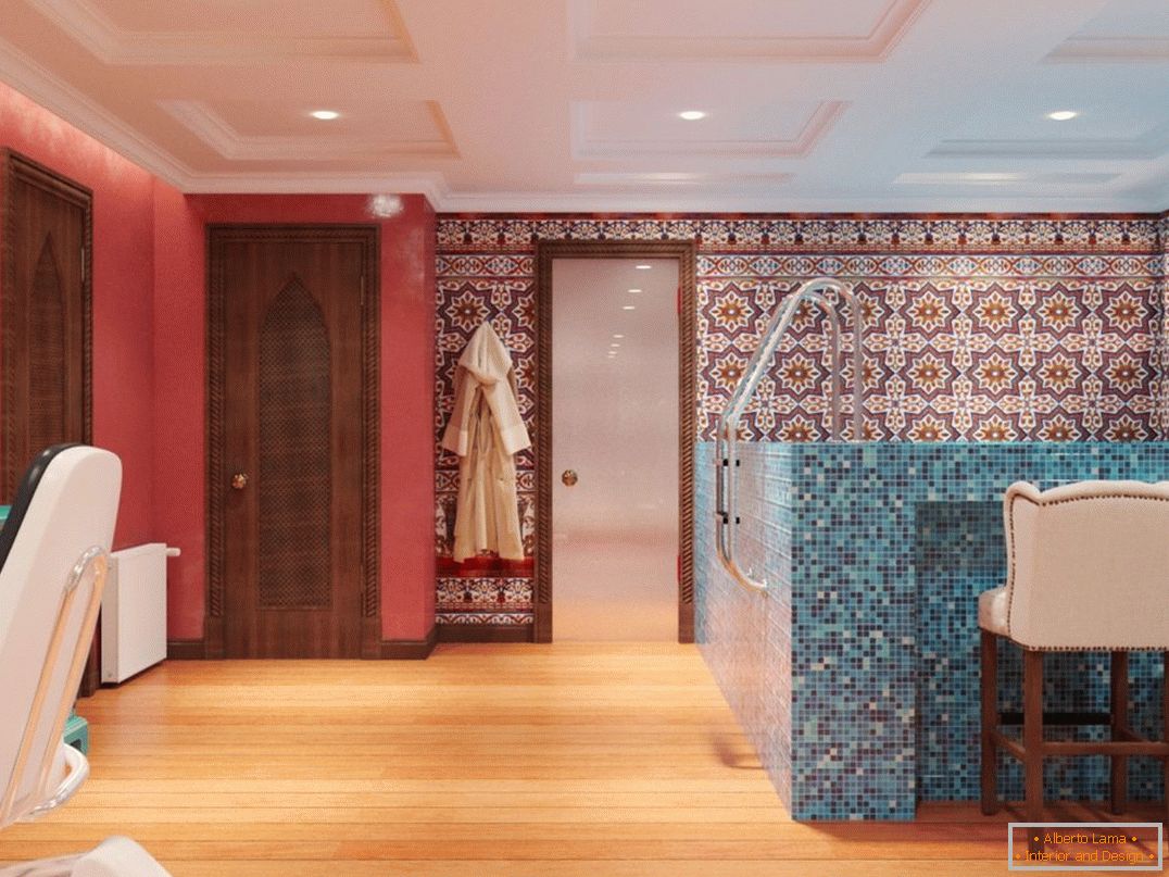 Salle de bain en style oriental