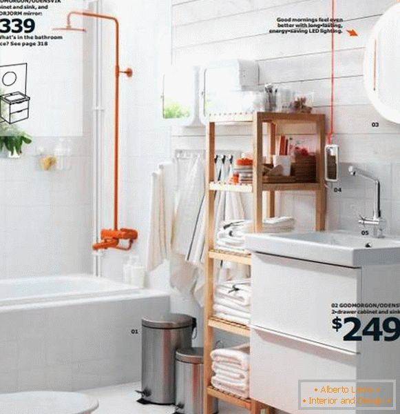 Salle de bain avec meubles IKEA 2015
