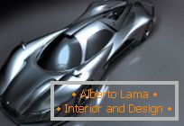 Mercedes SL GTR - un concept-car du designer Mark Khostler