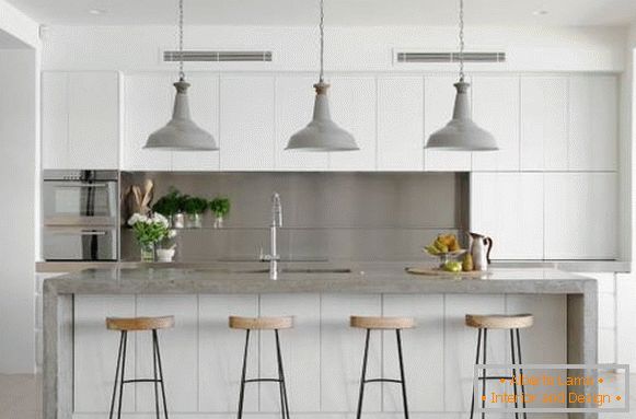 Красetвые кухнet 2016 - белая кухня в современном стetле