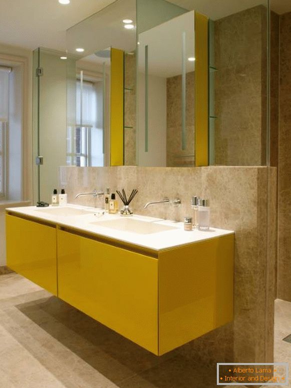 Meubles de salle de bain dans un style minimaliste