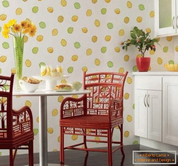 wallpaper for kitchen lavable catalogue acheter, photo 26