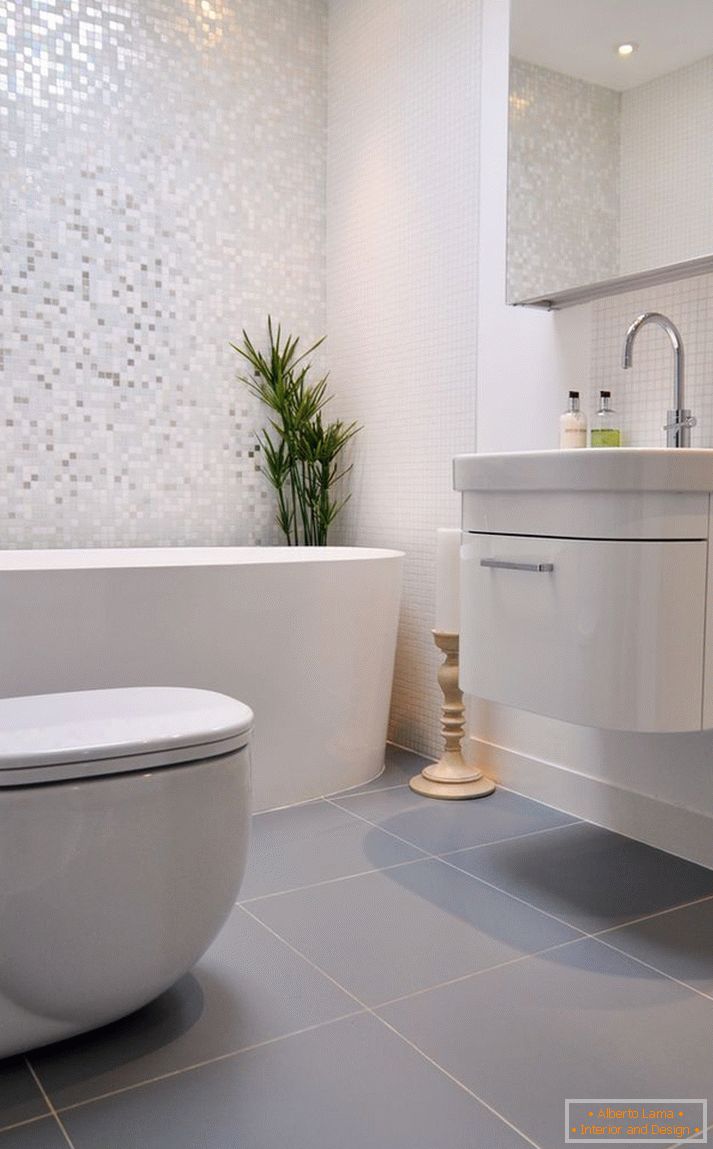 Mosaïque pour une salle de bain - 100 photos d'idées pour