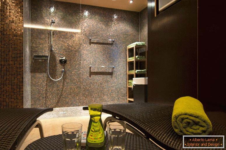 Mosaïque pour une salle de bain - 100 photos d'idées pour