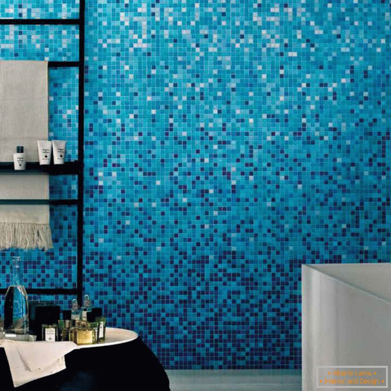 Mosaïque pour une salle de bain - 100 photos d'idées pour