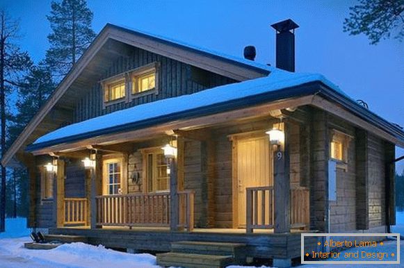 Des plateaux finlandais pour des fenêtres dans une maison en bois, фото 20