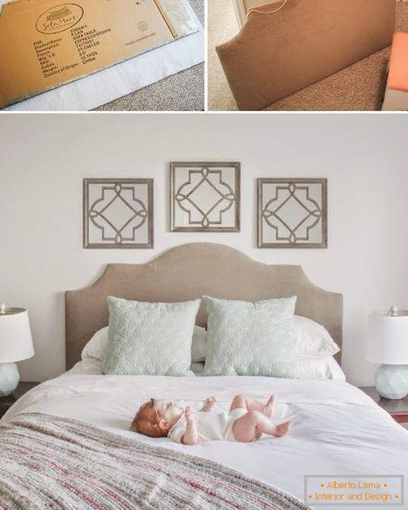Une façon simple de faire un lit avec vos mains avec une tête de lit douce