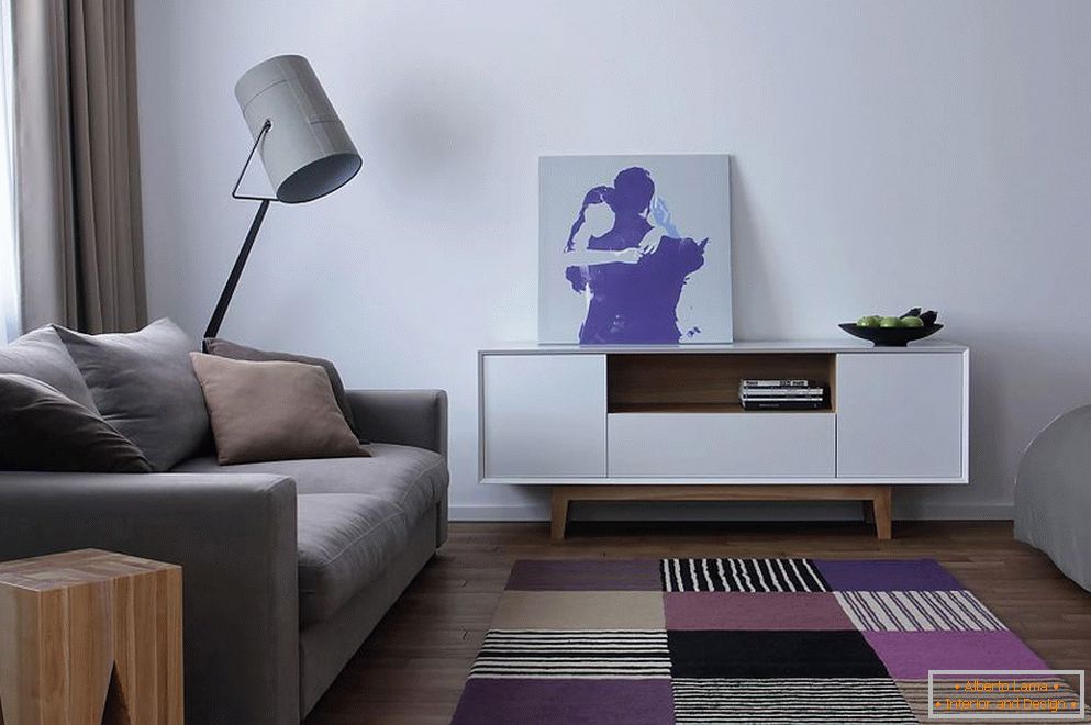 Studio de style scandinave avec des éléments de minimalisme