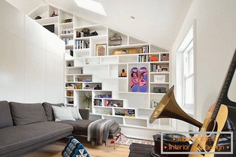 Mini-appartement dans le loft de style scandinave