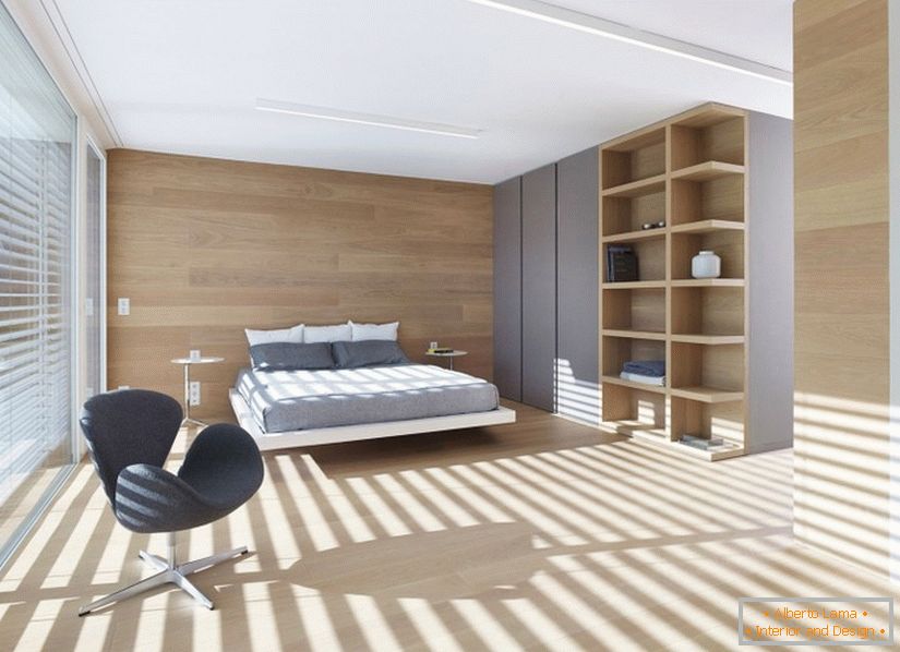 Спальня особняка MP от Burnazzi Feltrin Architects