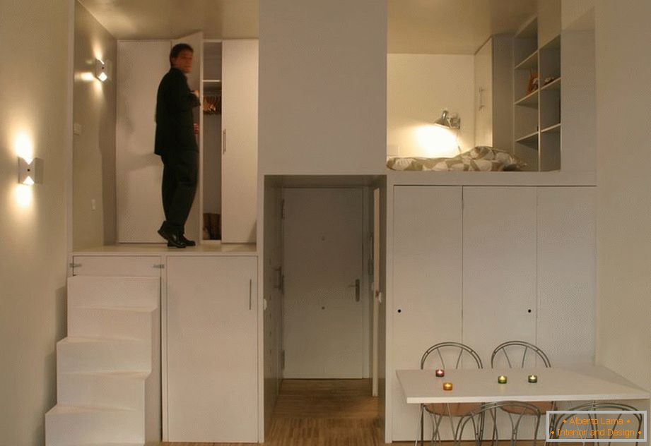 Zonage vertical d'un petit appartement