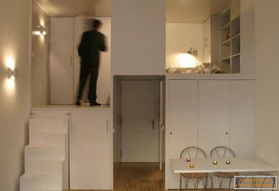 Zonage vertical d'un petit appartement