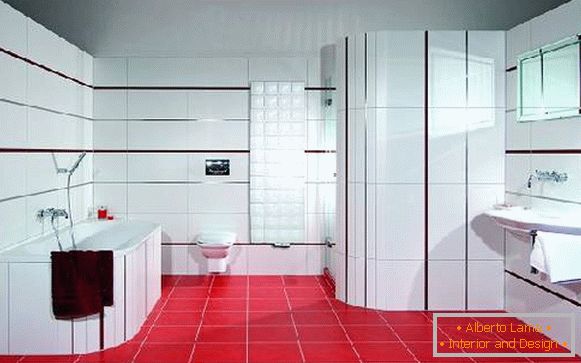 options pour la pose de carreaux dans la salle de bain, photo 3