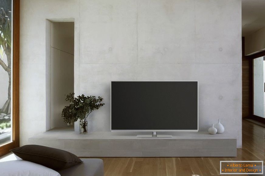 TV sur le mur