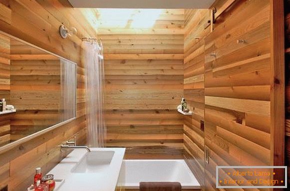 salle de bain en bois