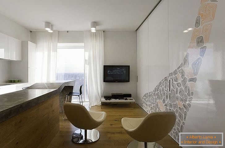 Un appartement minimaliste à Moscou dans toute la gloire de son chic