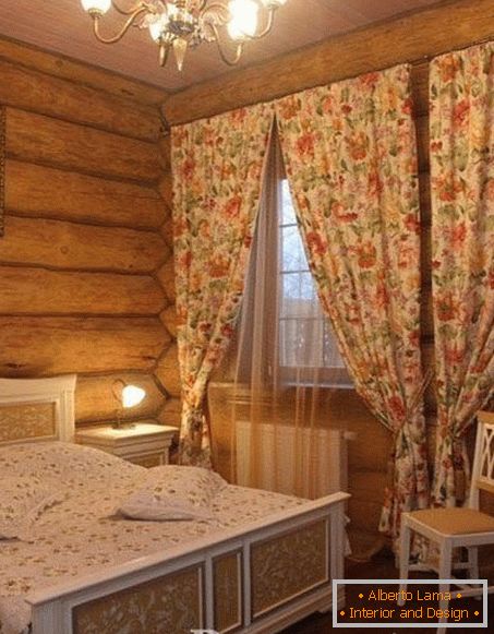 Chambre à coucher de style russe