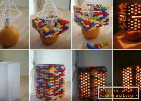 Lampe de table de Lego