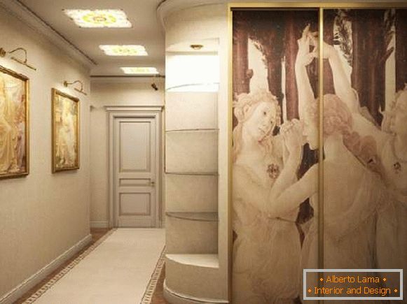 armoire de style classique dans le couloir, photo 38