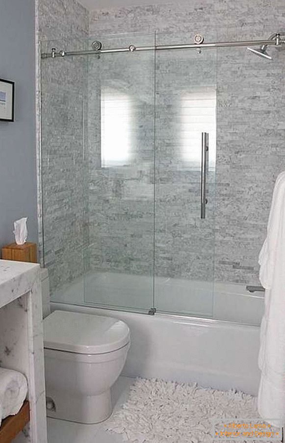 rideau de verre pour salle de bain, photo 4