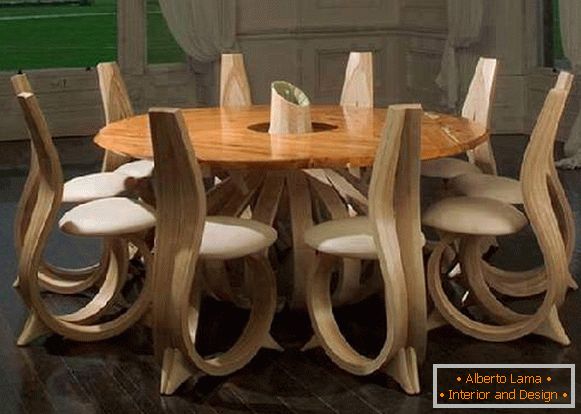 mobilier design moderne en bois, photo 10