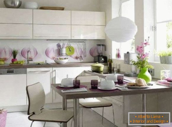 design moderne d'une petite cuisine photo, photo 15