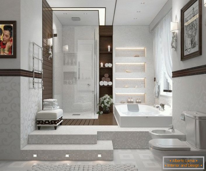 Design fonctionnel de la salle de bain