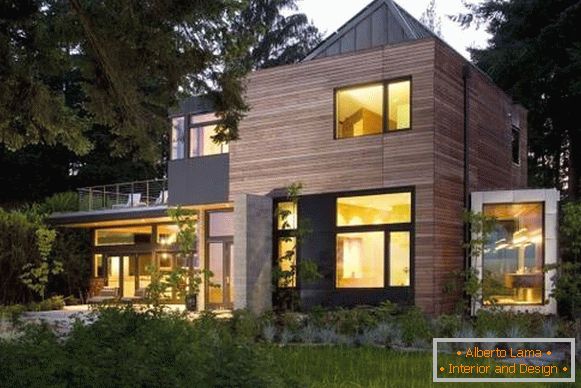 A quoi ressemble le design moderne d'une maison privée? Photo