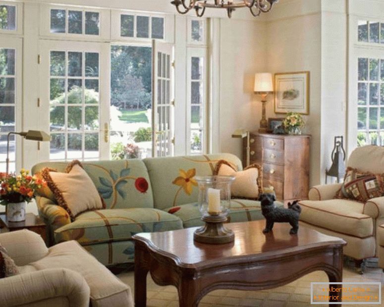 Un style campagnard à l'intérieur - des photos des