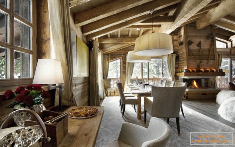Un style campagnard à l'intérieur - des photos des