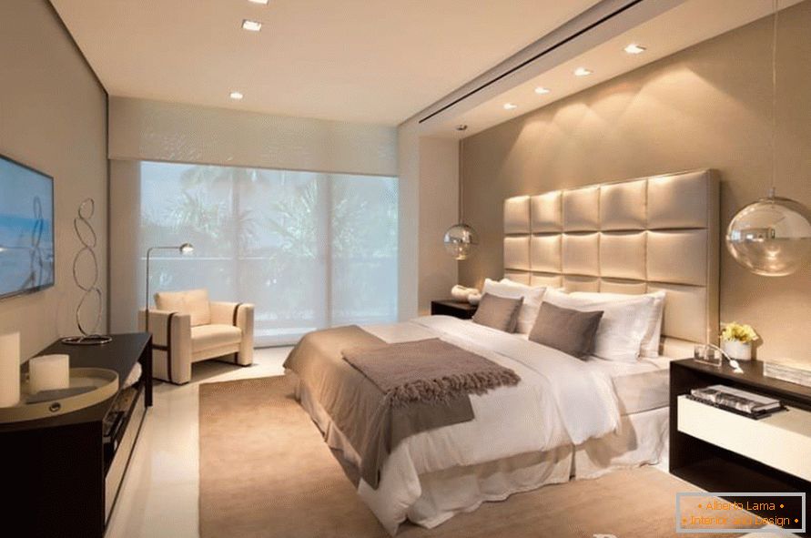 Chambre dans un style minimaliste