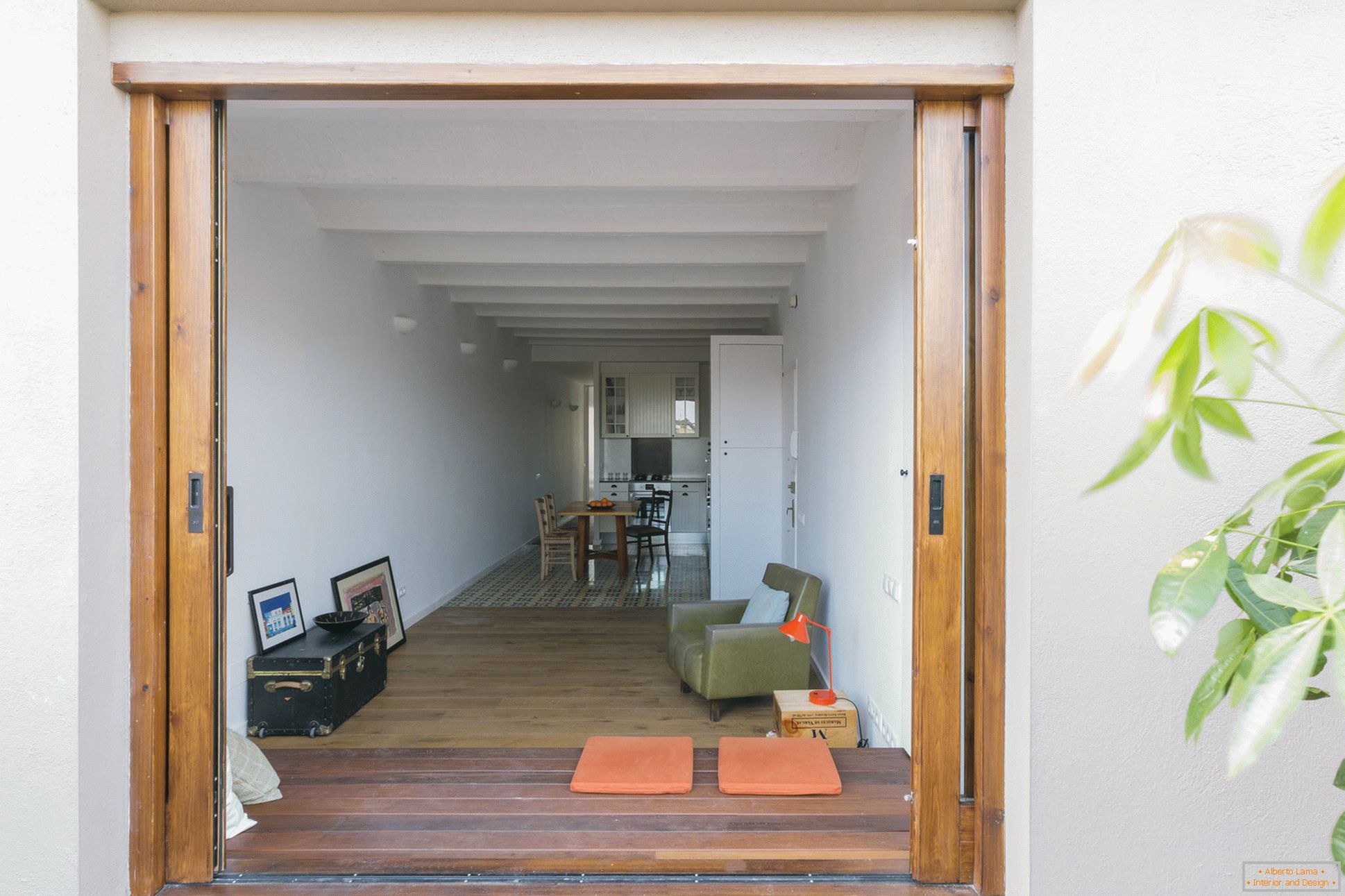 Design d'intérieur d'un petit appartement à Barcelone