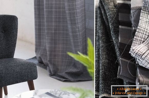 Tweed pour meubles rembourrés et rideaux - tendances automne 2015