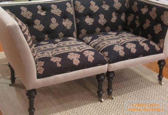 Meubles rembourrés - photo d'un canapé de deux fauteuils d'angle