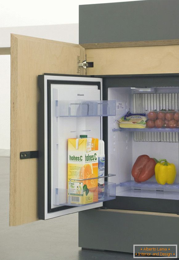 Mini réfrigérateur intégré