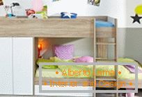 Options de conception детской комнаты с двухъярусной кроватью