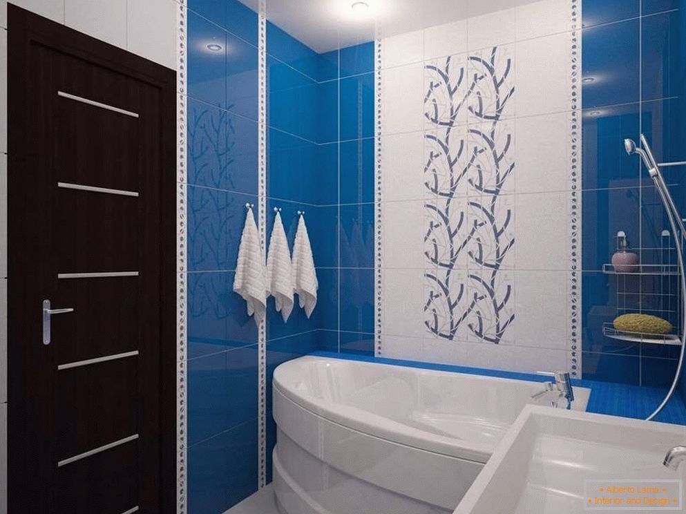 Design des carreaux dans la salle de bain