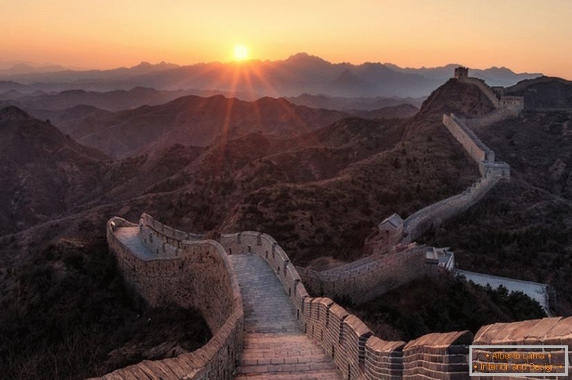La merveille du monde qui subsiste: la grande muraille de Chine