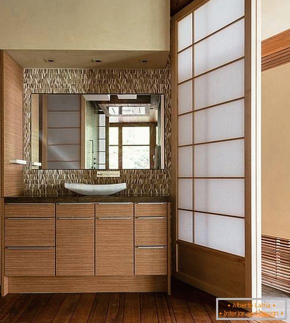 Conception d'une salle de bain à la japonaise